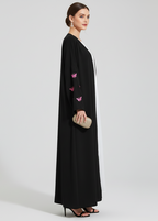 عباية سادة | فراشات زهرية