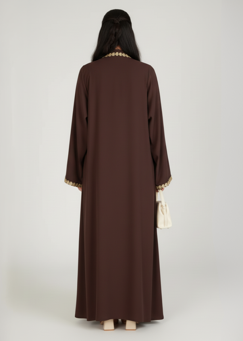 عباية سادة | قلب قهوي