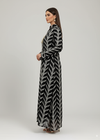 نقشات أوراق | أسود