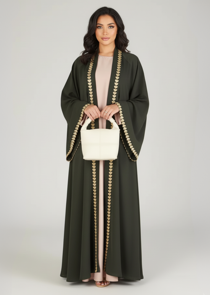 عباية سادة | قلب زيتوني