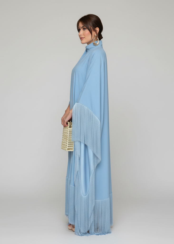 عباية مغلقة | مغربي أزرق