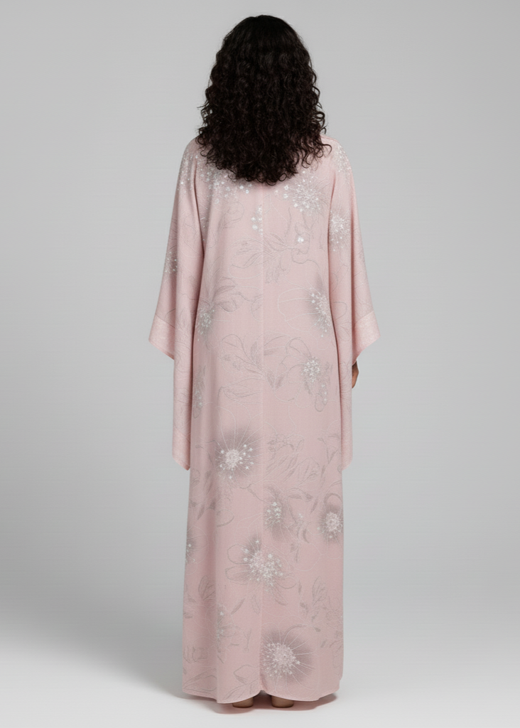 عباية ملوّنة | زنبق زهري