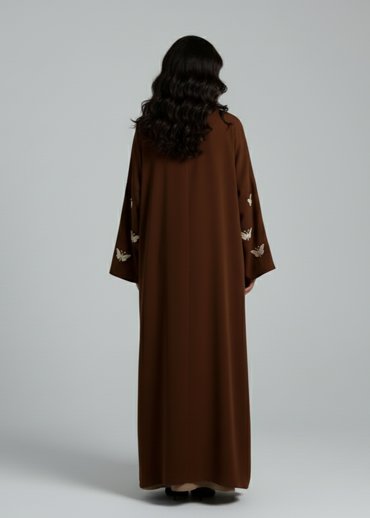 عباية سادة | فراشات قهوي