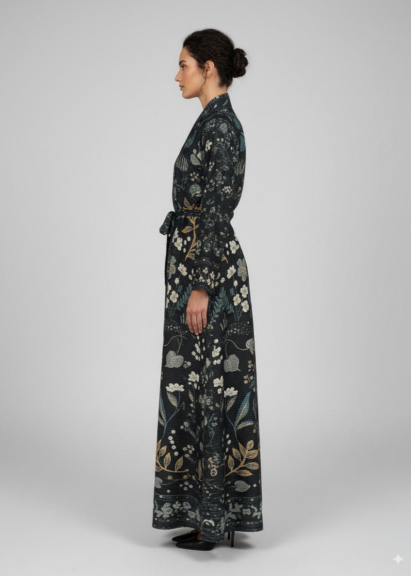 عباية ملوّنة | أزرق غامق