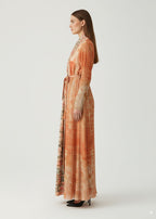 عباية ملوّنة | برتقالي أحمر