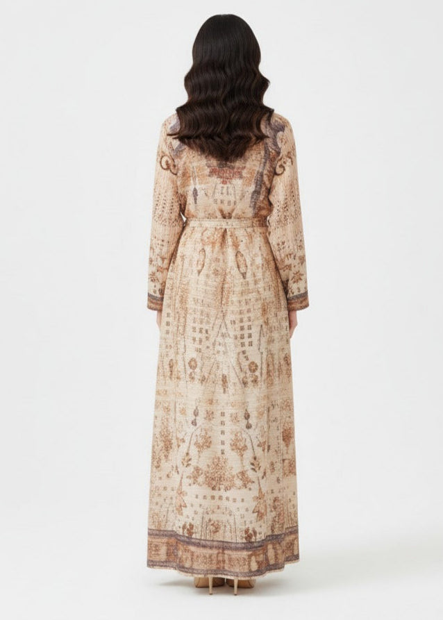 عباية ملوّنة | وردي غامق