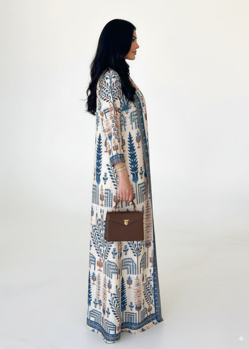 عباية ملوّنة | أزرق فاتح