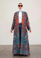 عباية ملوّنة | أزرق بحيري