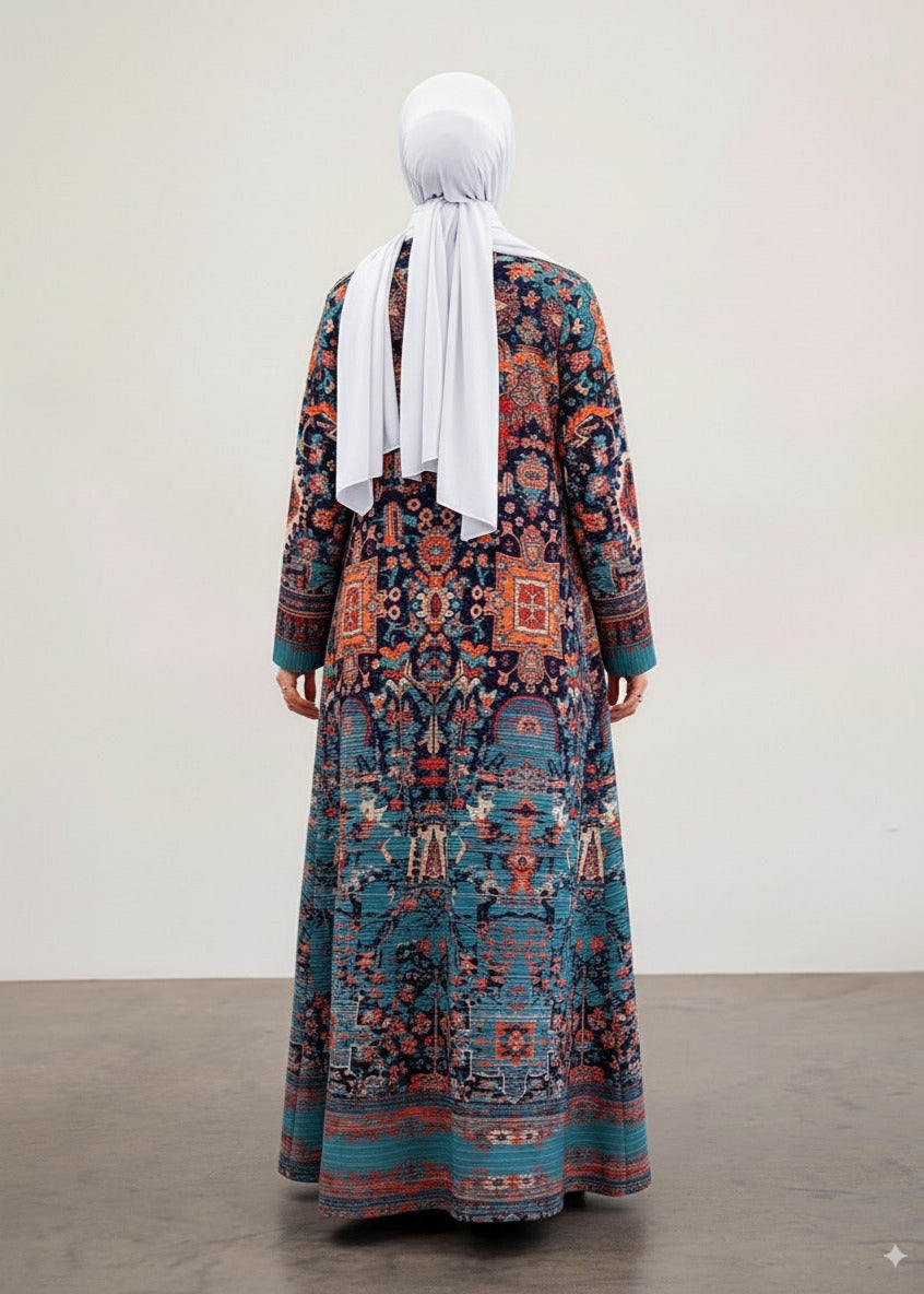 عباية ملوّنة | أزرق بحيري