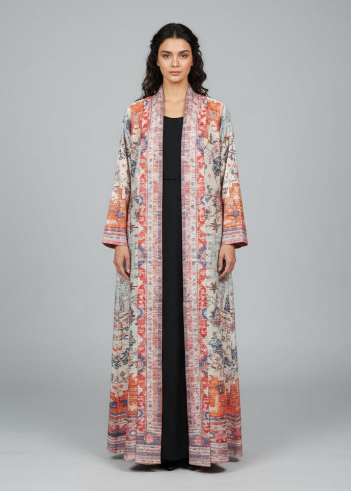 عباية ملوّنة | أحمر