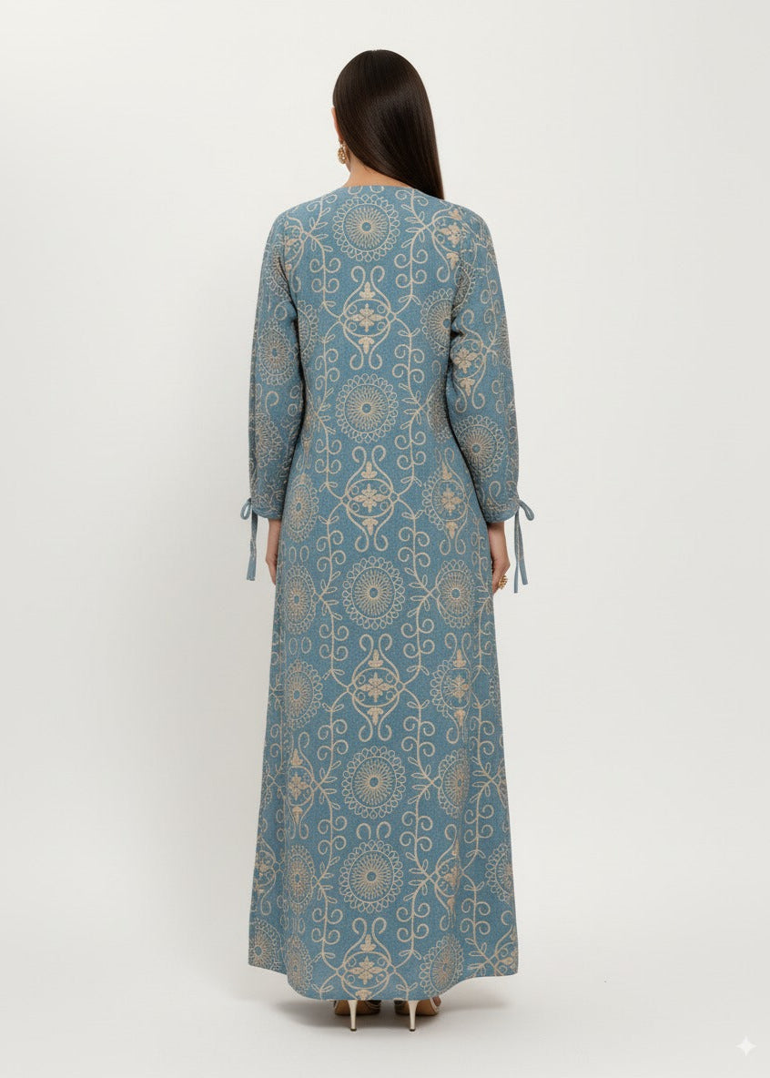 فيروزي قطعتين