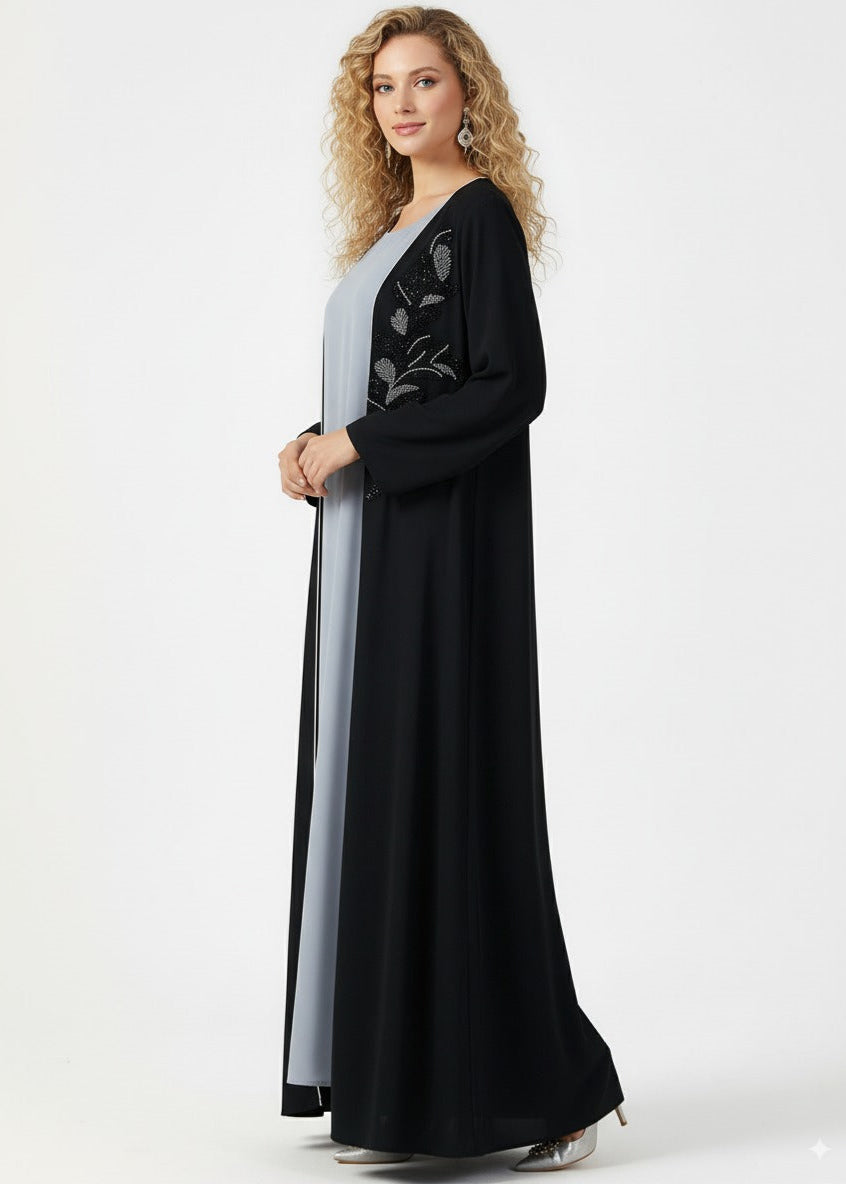 عباية سادة | كارديغان أسود