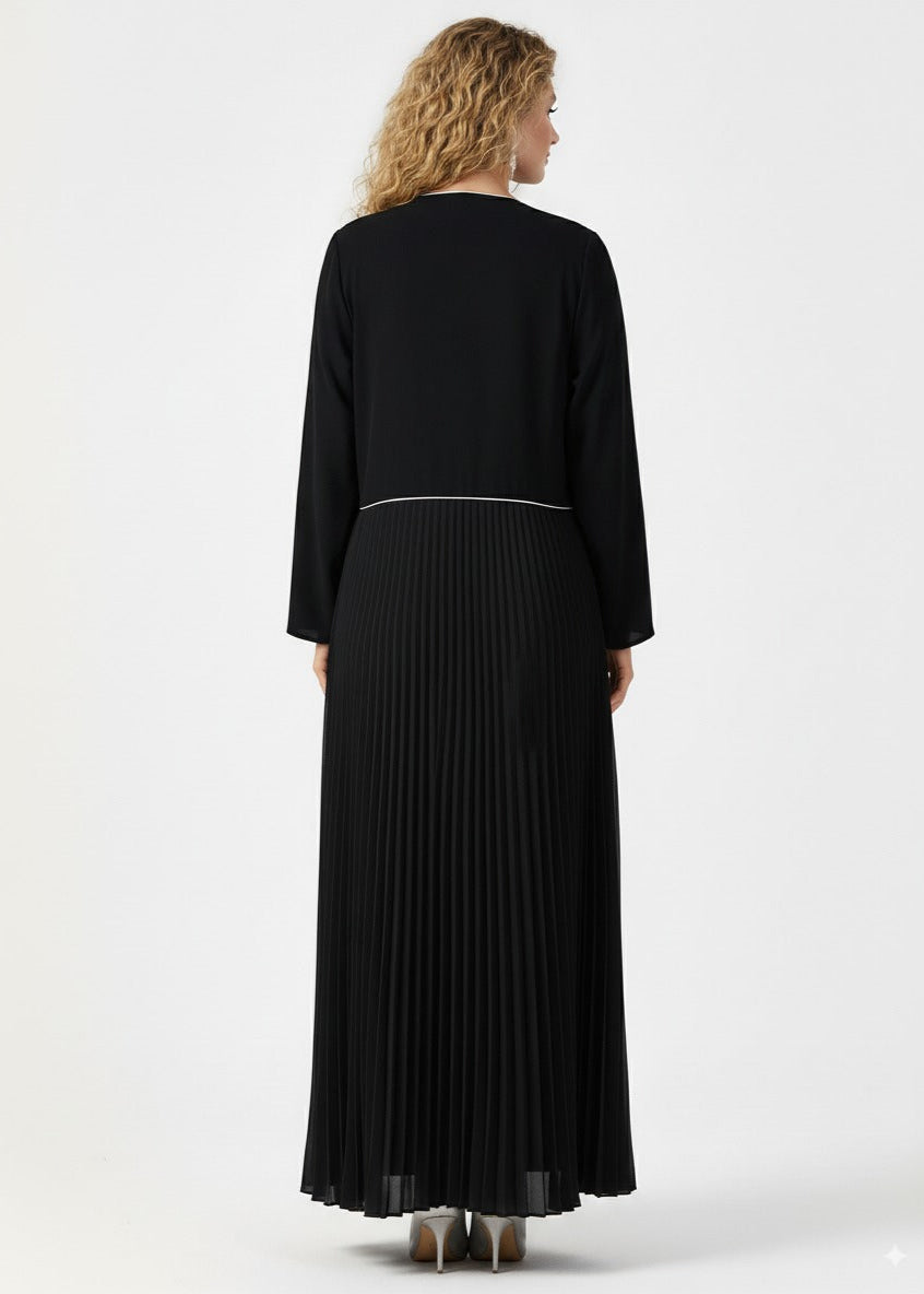 عباية سادة | كارديغان أسود