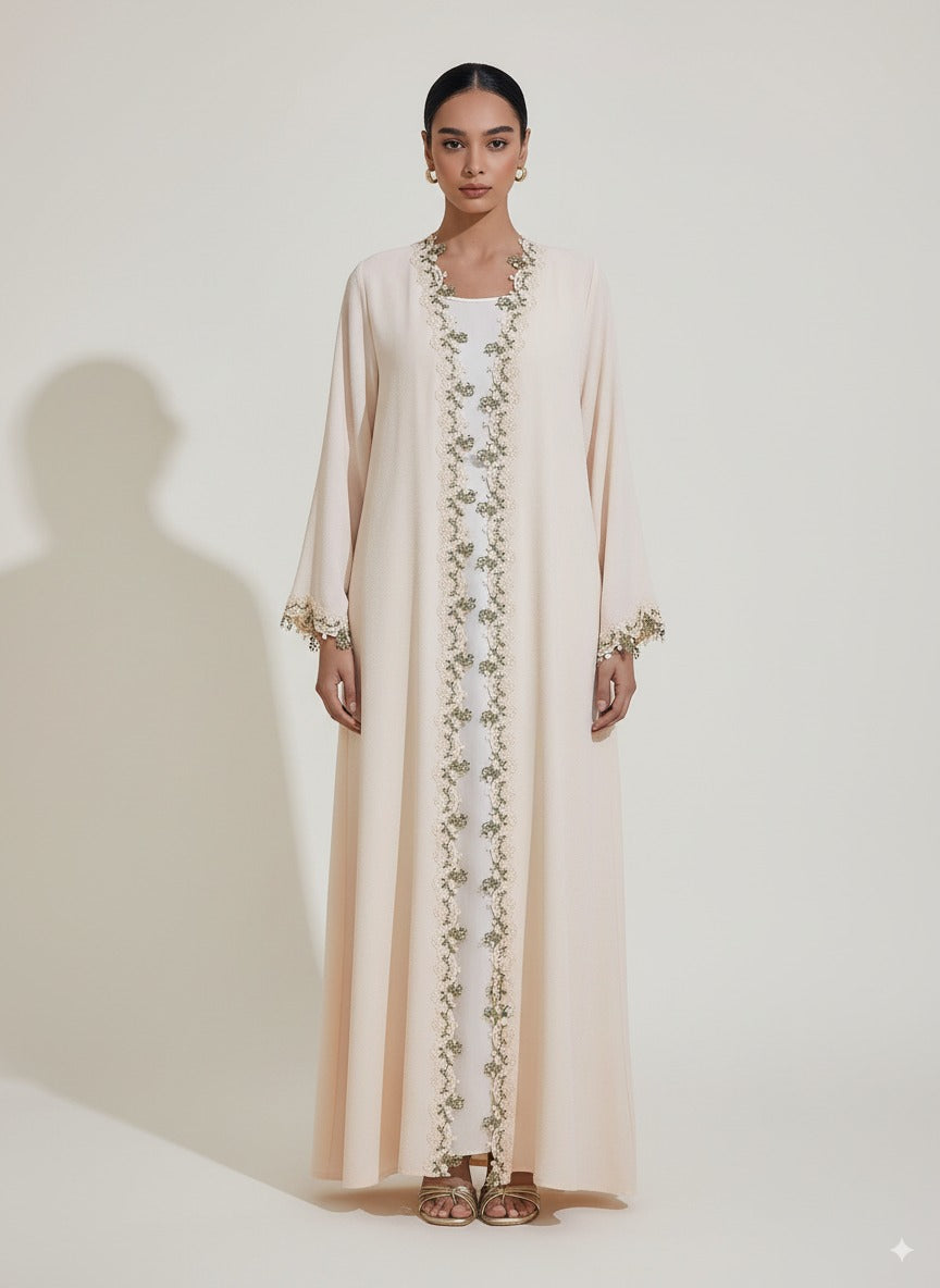 عباية سادة | مشمشي مزهَّر