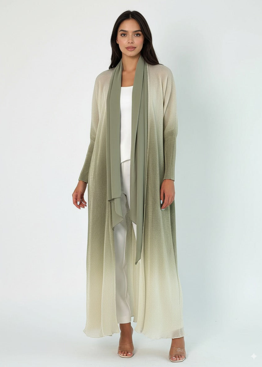 عباية سادة | زيتوني باهت