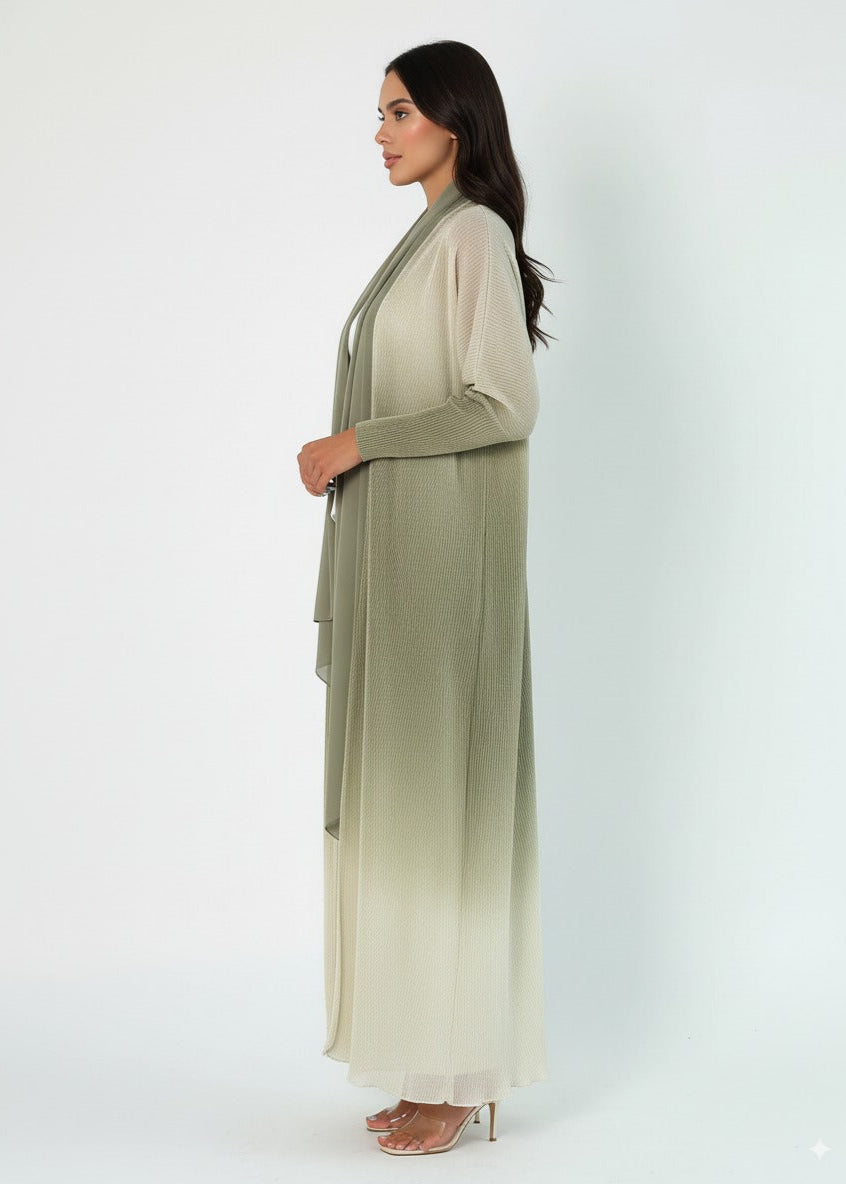 عباية سادة | زيتوني باهت