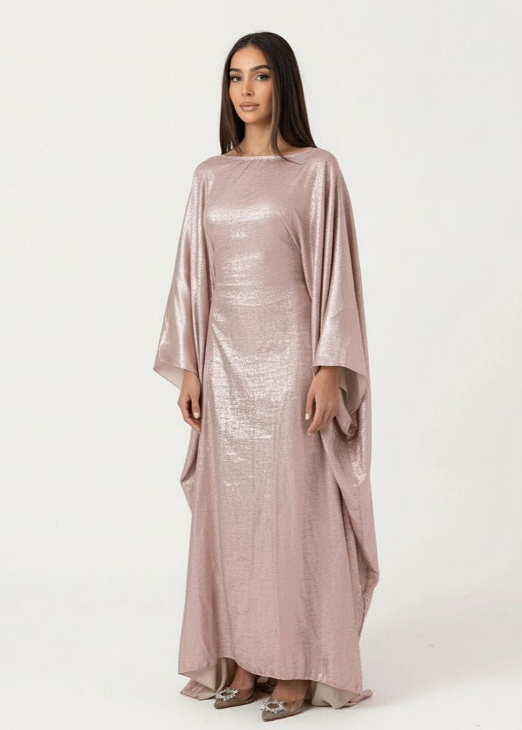 عباية مغلقة | زهري لامع