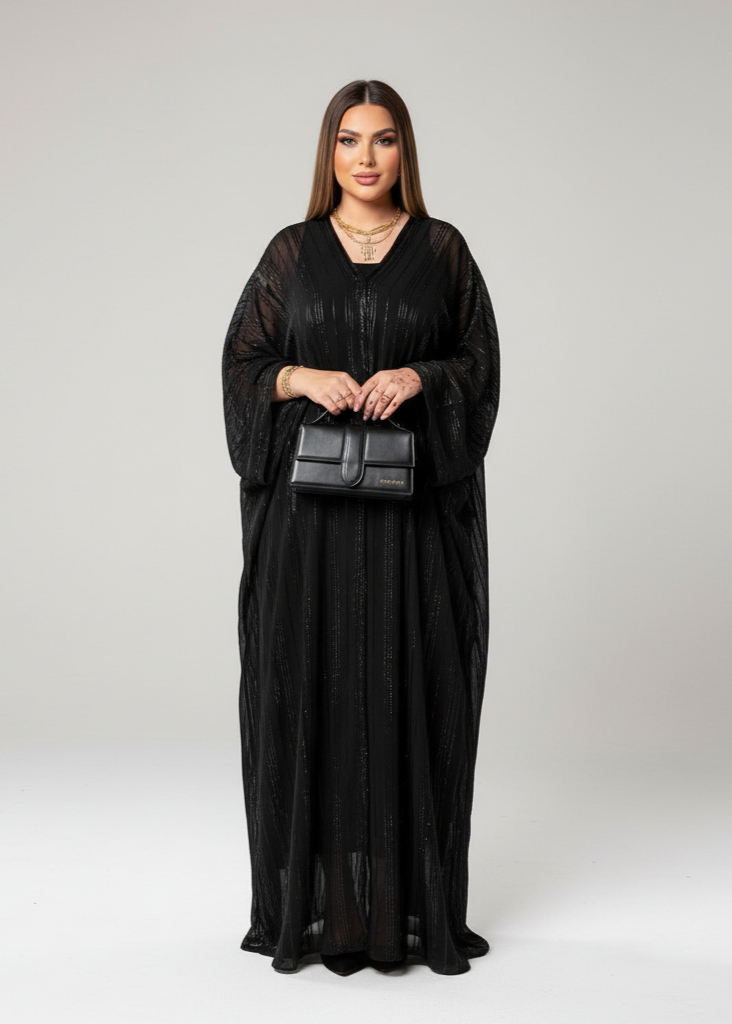 عباية مغلقة | دبي أسود