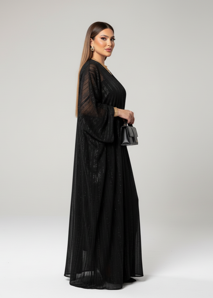 عباية مغلقة | دبي أسود