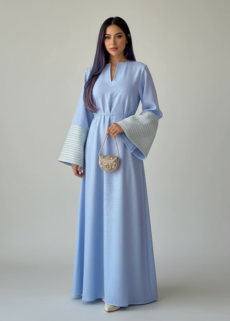 عباية مغلقة | فلسطيني أزرق