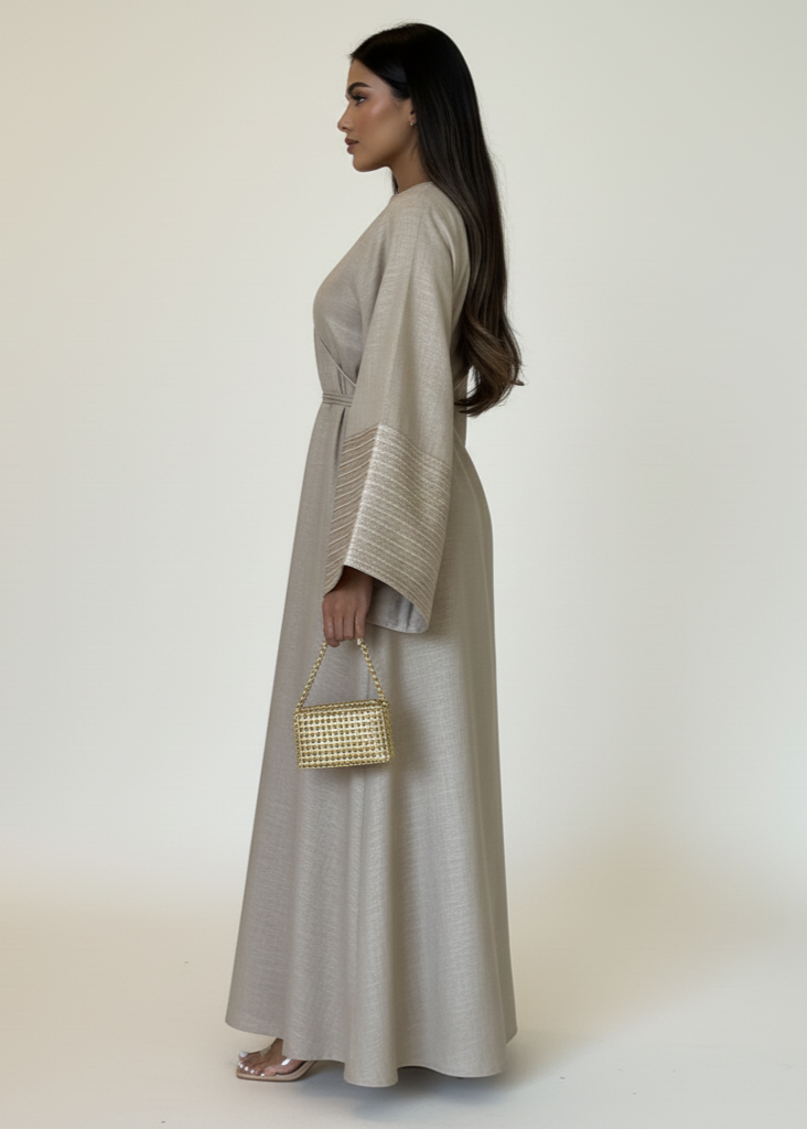 عباية مغلقة | فلسطيني رمادي