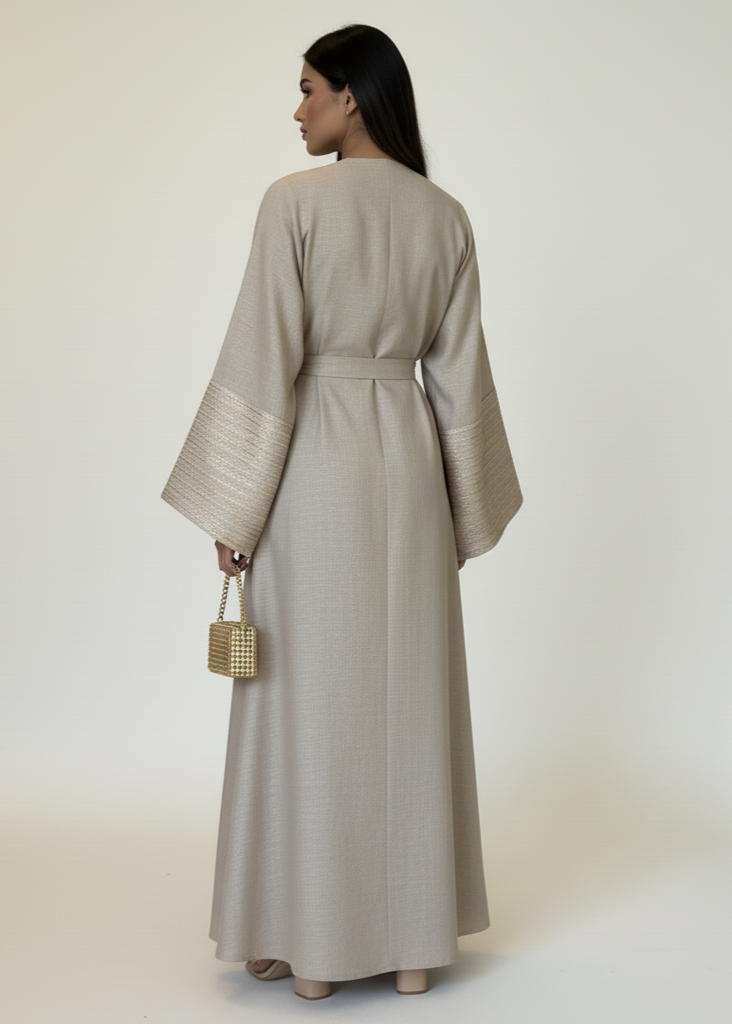 عباية مغلقة | فلسطيني رمادي