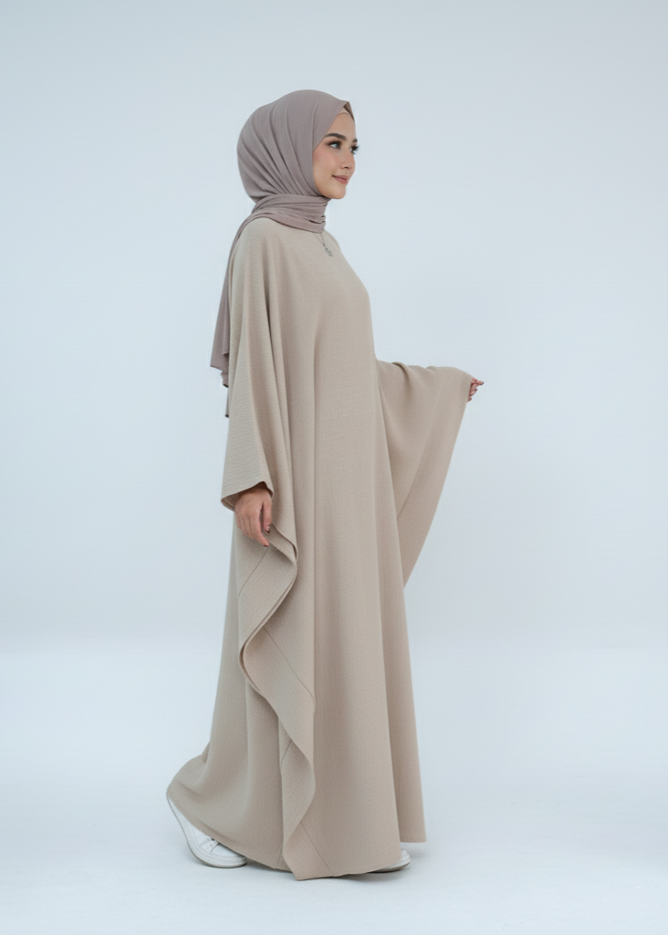 عباية مغلقة | فراشة بيج