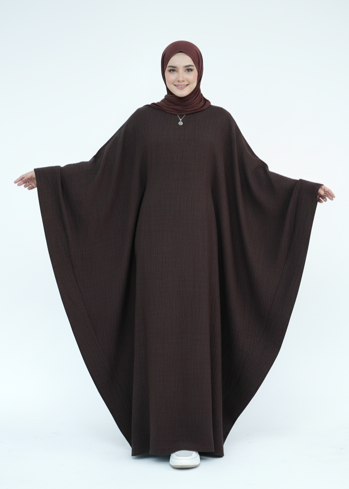 عباية مغلقة | فراشة قهوي