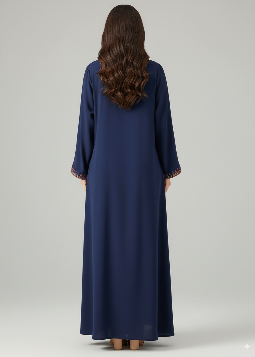 عباية مغلقة | دشداشة كحلي