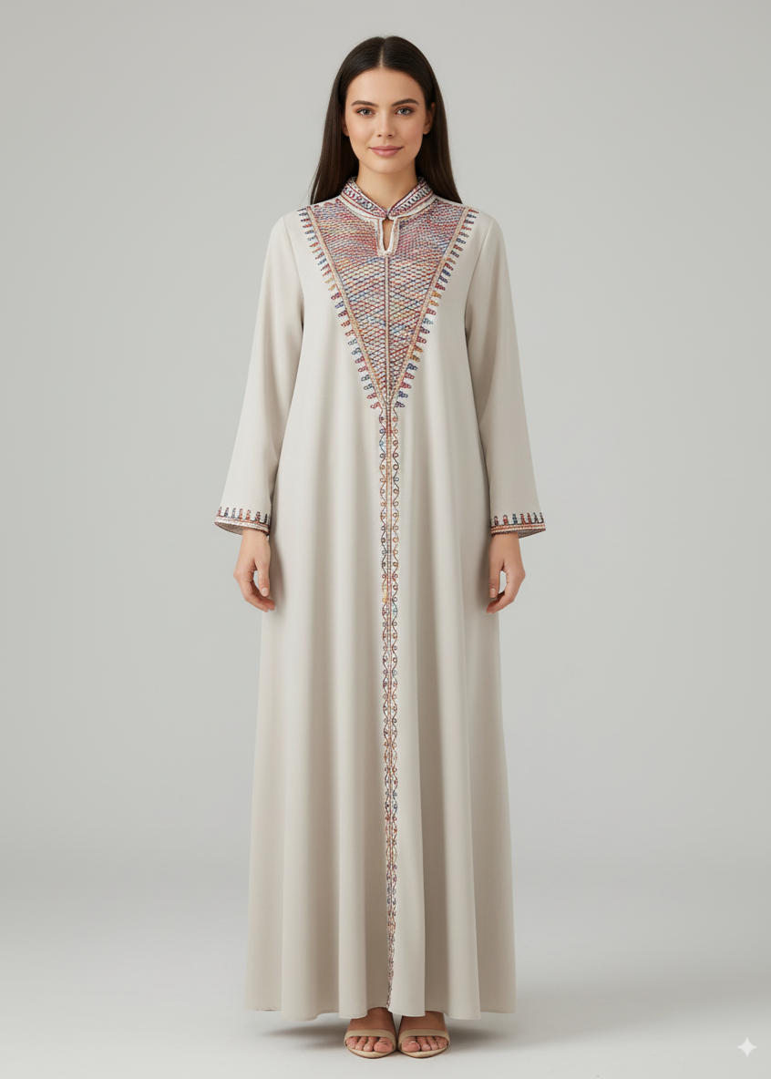 عباية مغلقة | دشداشة مشمشي