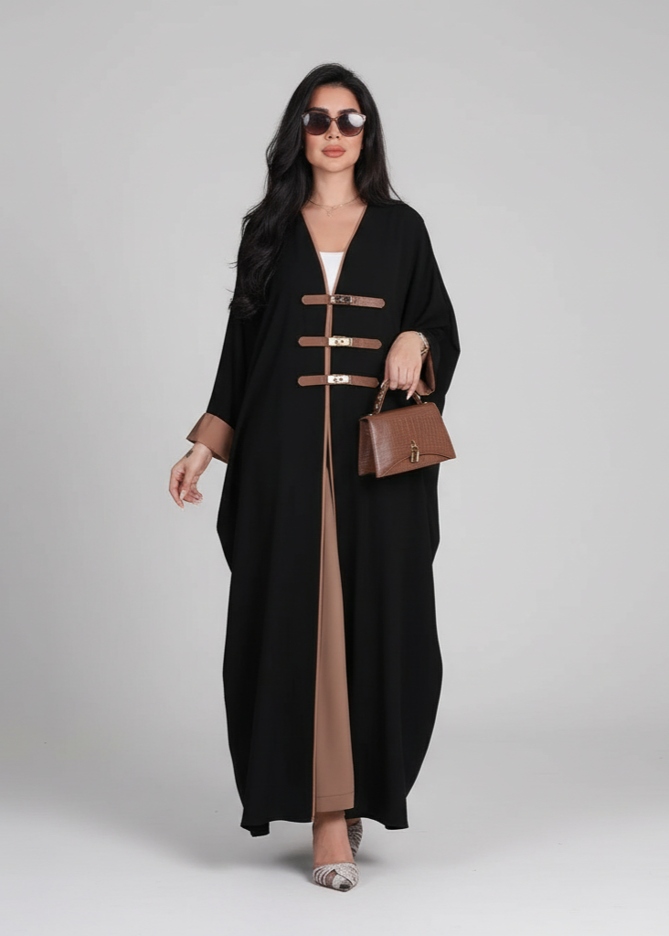 عباية مغلقة | إبزيم أسود