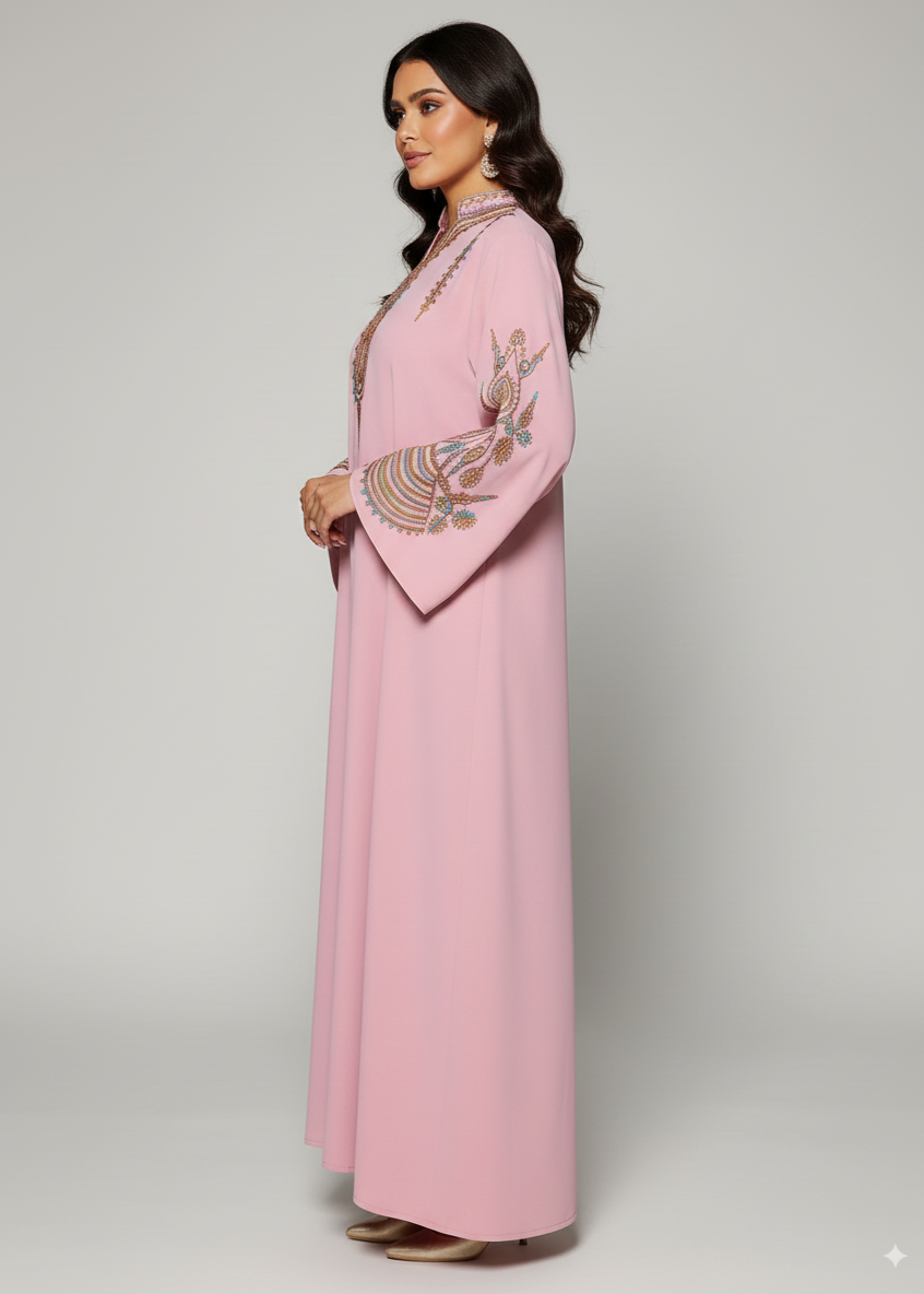 عباية مغلقة | إماراتي زهري