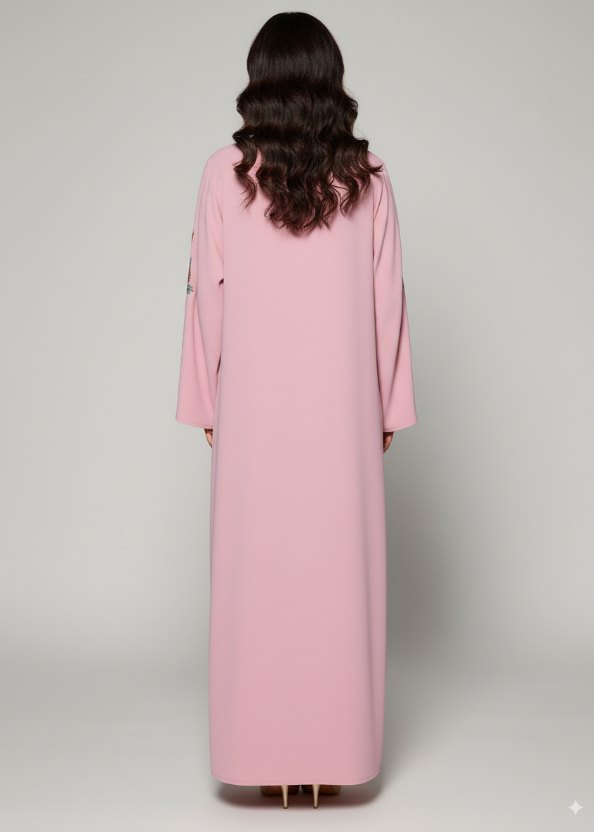 عباية مغلقة | إماراتي زهري