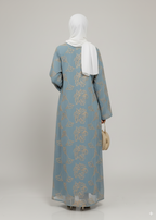 عباية مغلقة | فيروزي بأوراق