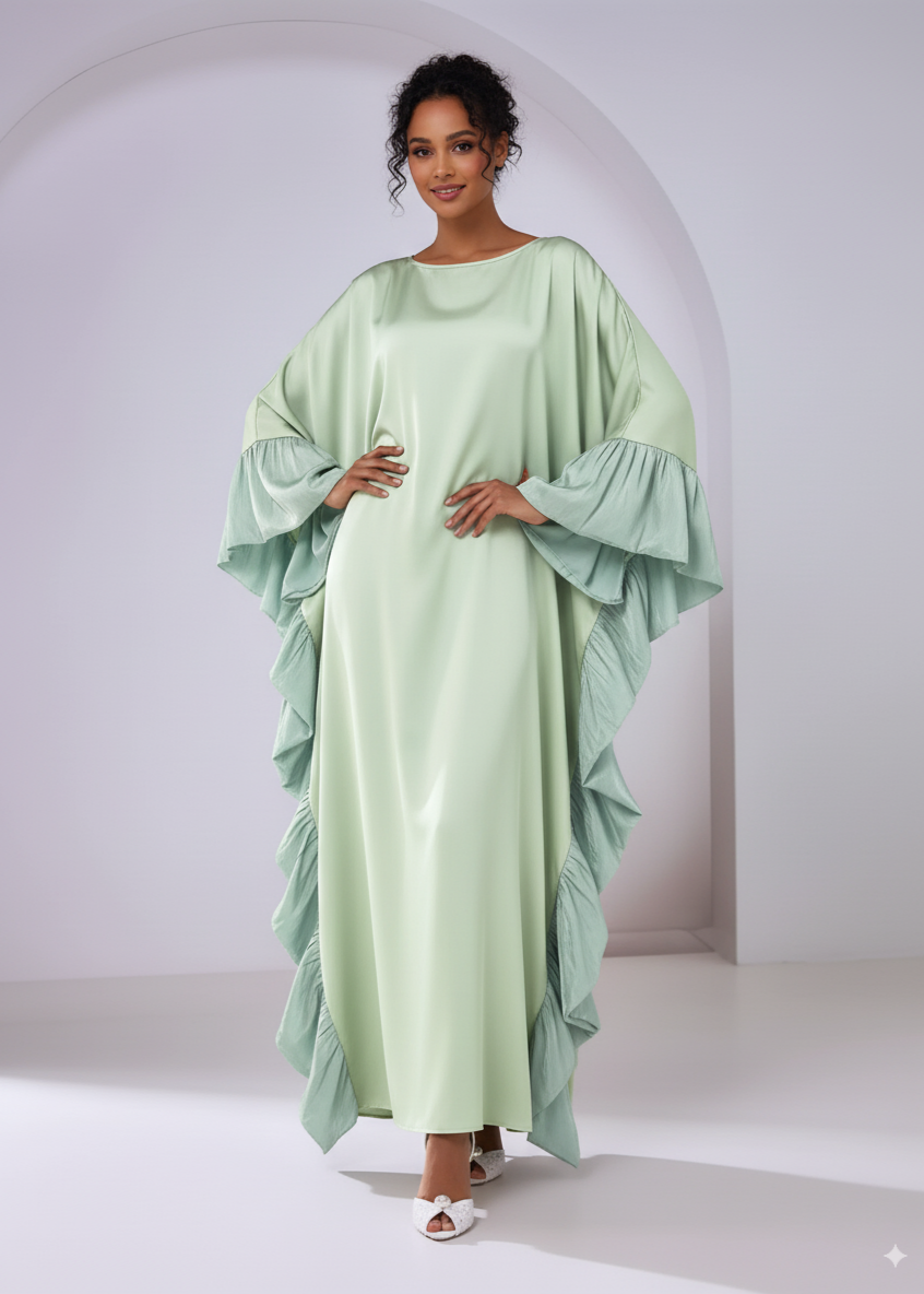 عباية مغلقة | مكشكش أخضر