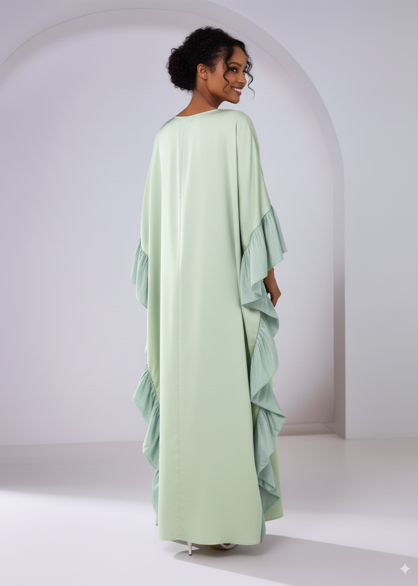 عباية مغلقة | مكشكش أخضر