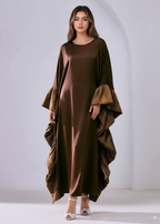 عباية مغلقة | مكشكش قهوي