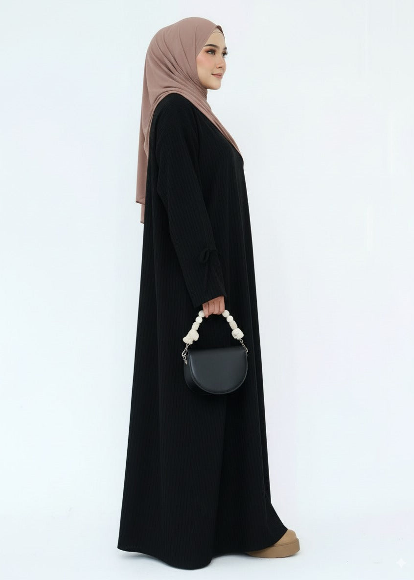 عباية مغلقة | كوردروي أسود