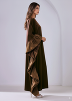 عباية مغلقة | مكشكش قهوي