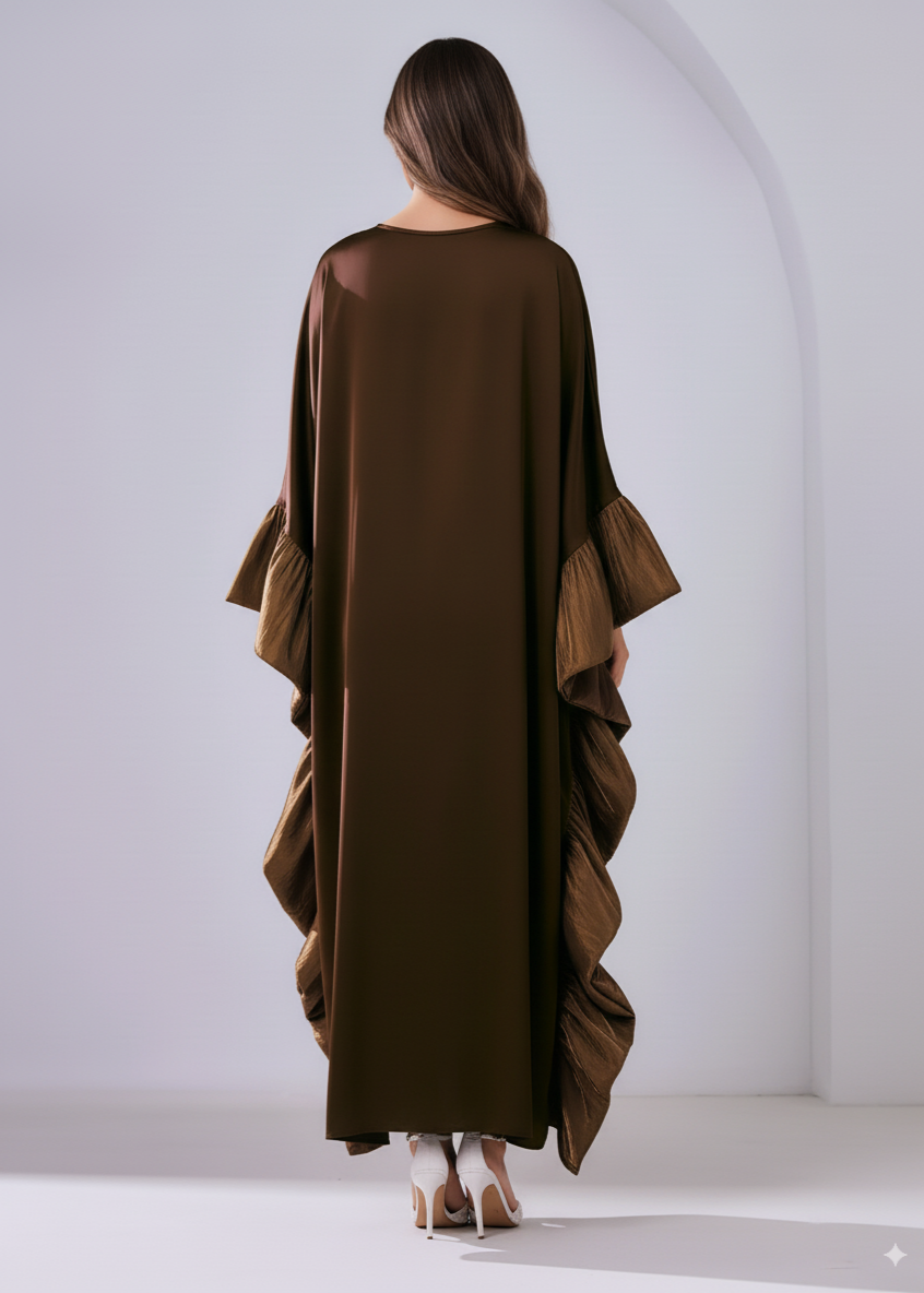 عباية مغلقة | مكشكش قهوي