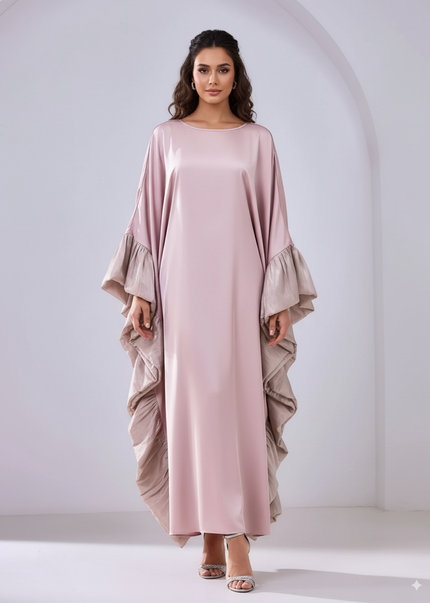 عباية مغلقة | مكشكش زهري