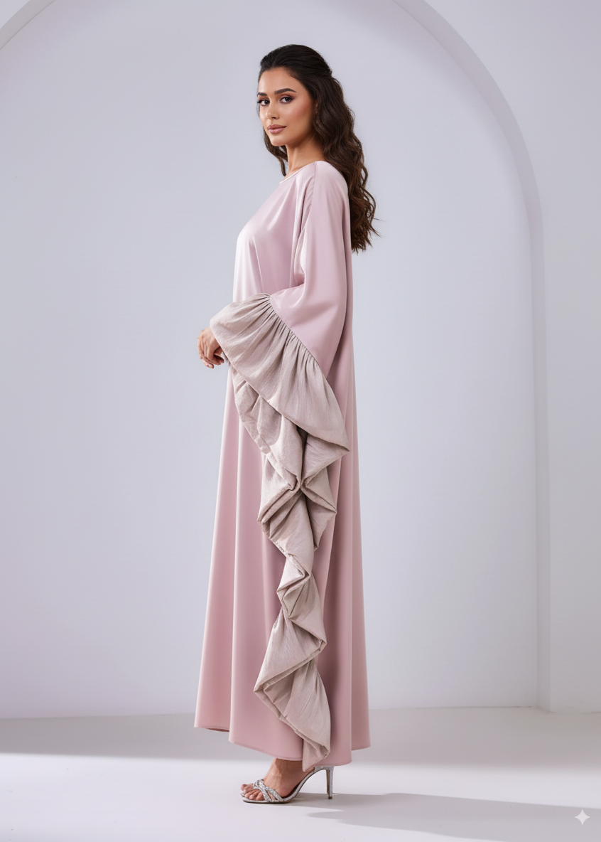 عباية مغلقة | مكشكش زهري