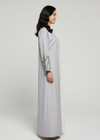 عباية سادة | رمادي فاتح