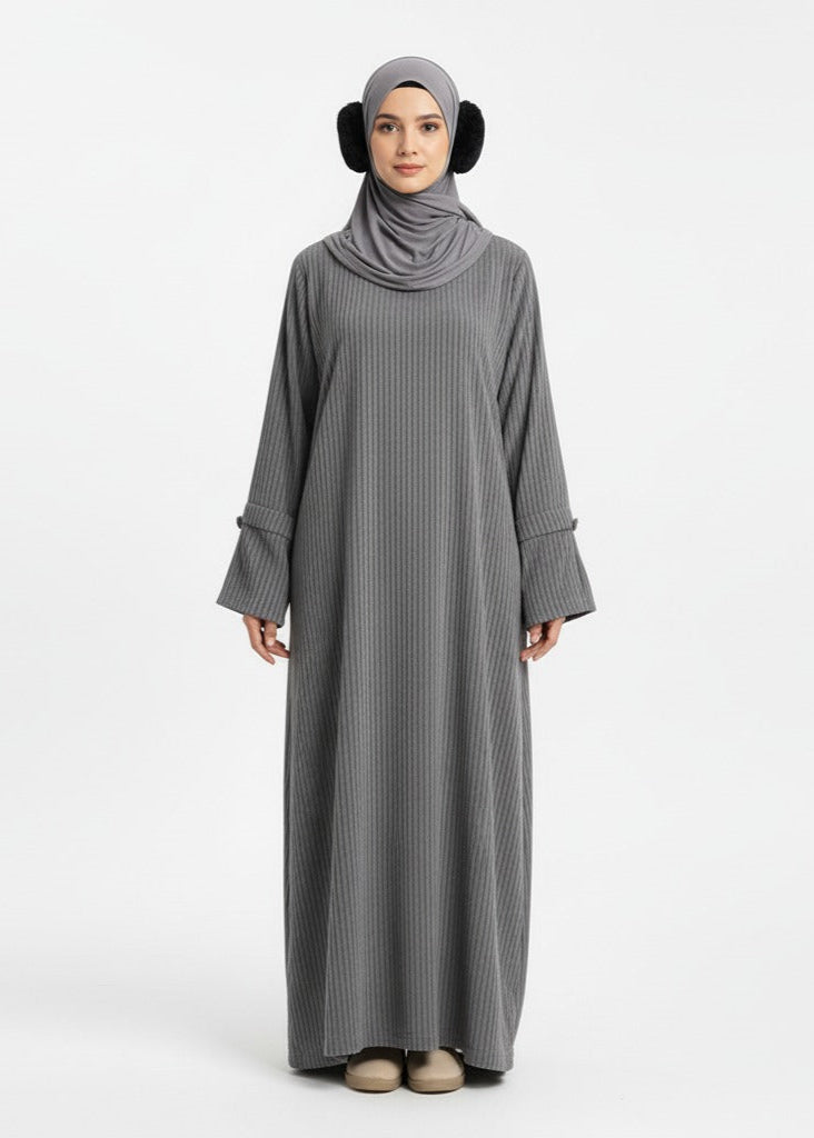عباية مغلقة | كوردروي رمادي