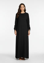 عباية مغلقة | صيفي أسود