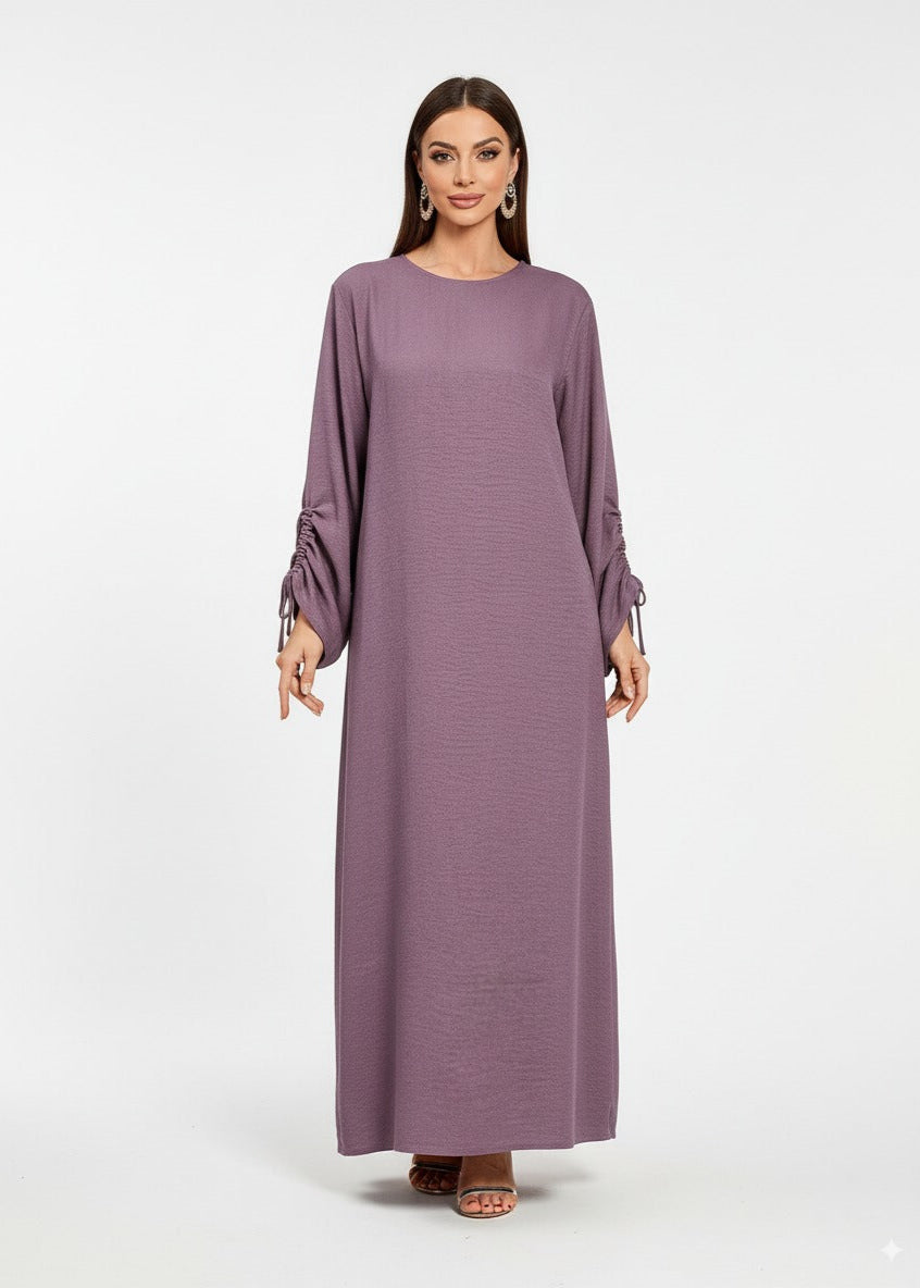 عباية مغلقة | صيفي بنفسجي