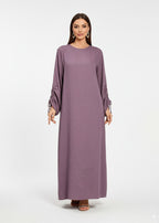 عباية مغلقة | صيفي بنفسجي