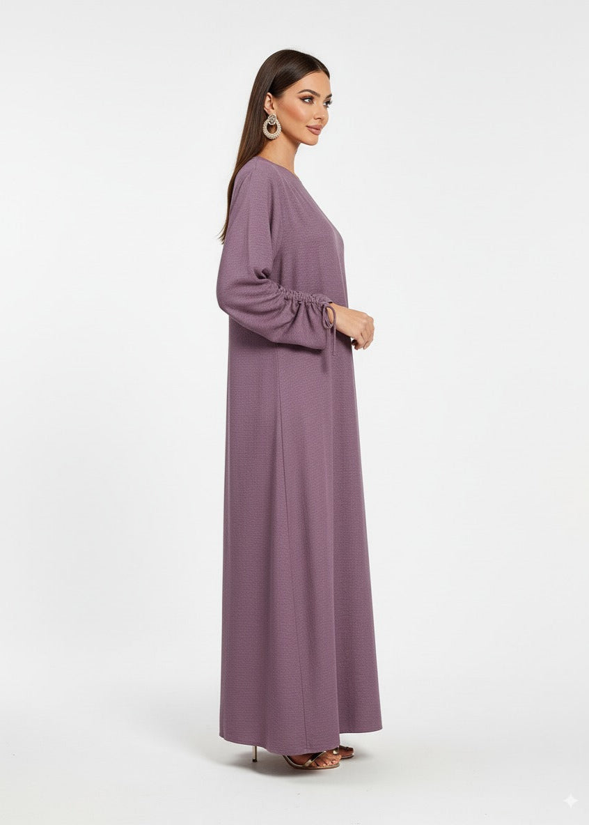 عباية مغلقة | صيفي بنفسجي