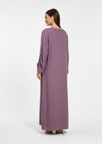 عباية مغلقة | صيفي بنفسجي