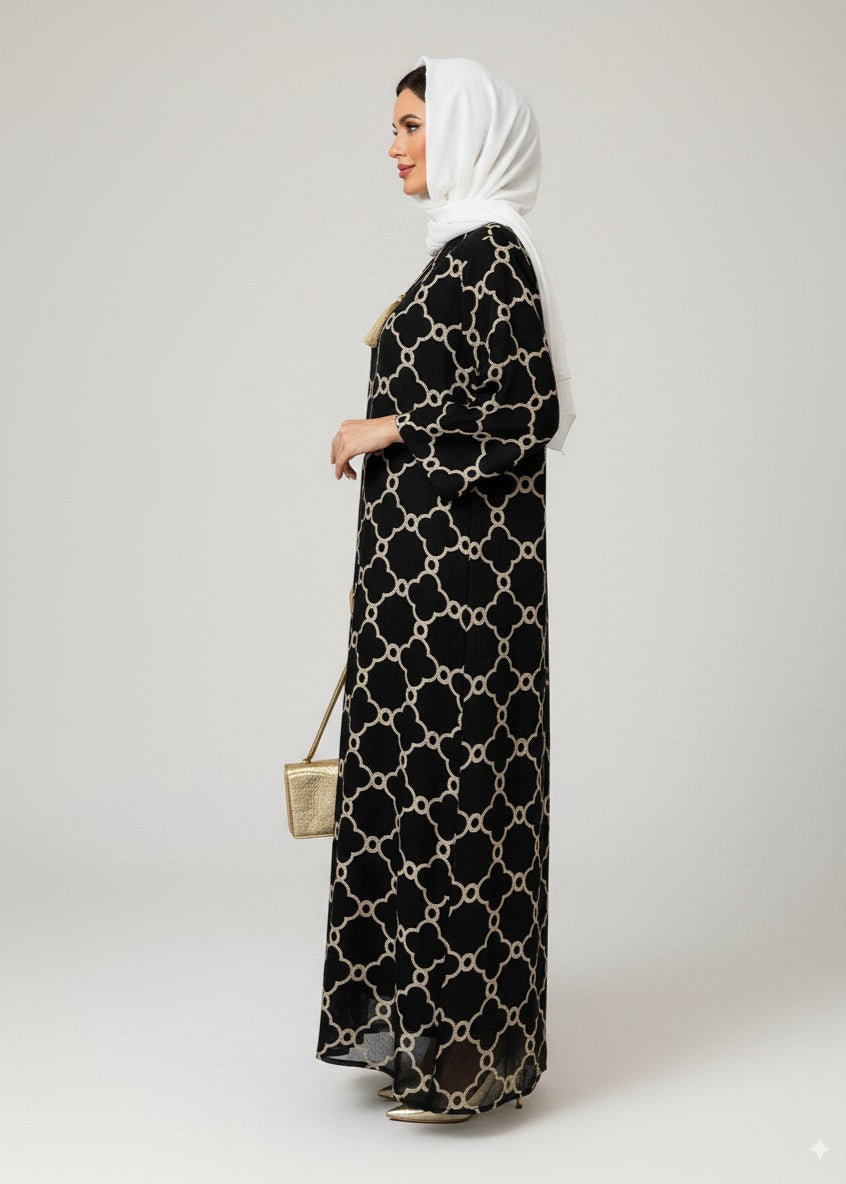 عباية مغلقة | أسود